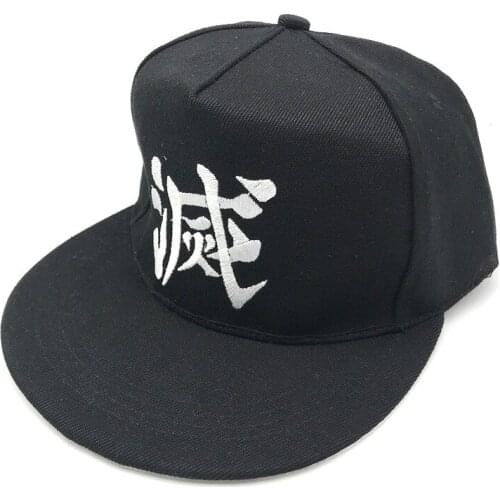 Anime Demon Slayer: Kimetsu no Yaiba Kamado Tanjirou Cap Cosplay Hip Hop Sun Shine Baseball Caps Hat Halloween Costume Prop