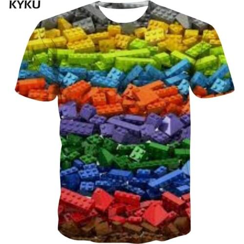 KYKU Brand Skull T-shirt Men Flame Tshirt Printed Black Tshirts Casual Harajuku Shirt Print Short Sleeve summer New Style O-Neck