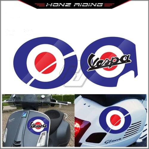 For Piaggio Vespa Series II Sei Giorni GTS 300 Super Motorcycle Number 6 Decal