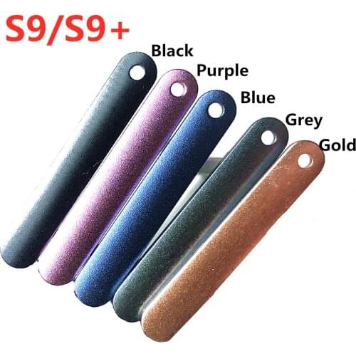 Original For Samsung Galaxy S9 G960 G960F S9 Plus G965 G965F Phone Housing New SIM Card Adapter And Micro SD Card Tray Holder