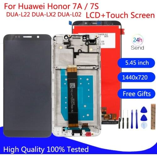Original For Huawei Honor 7A 7S Dua-l22 DUA-LX2 LCD Display Touch Screen Digitizer Assembly For Honor 7S Screen LCD Display
