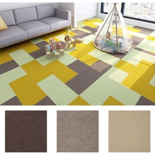 Foldable Carpets for Living Room Plush Soft Climbing Carpet Rug Split Joint Bath Room Anti-skid Rugs Pink Shag Area Rug