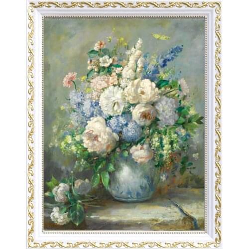 Modern Simple Still life Flower Vase Cross Stitch Kits Crafts 14CT Unprinted For Embroidered Handmade Art Wall Home Decor