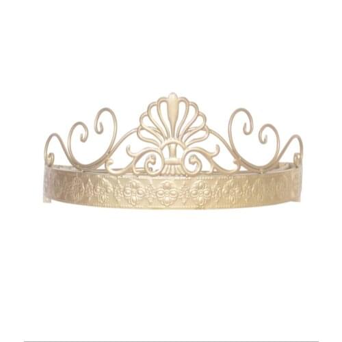 Princess bed curtain frame European style girl bed head decoration crown curtain cloth art display frame bed net frame