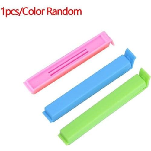 1Pcs Portable New Kitchen Storage Food Snack Seal Sealing Bag Clips Sealer Clamp Plastic Tool Kitchen Fresh-keeping Sealing Clip