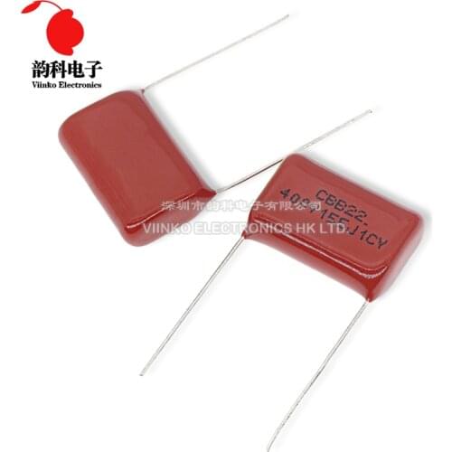 10pcs CBB Polypropylene film capacitor pitch 20mm 155 1.5uF 400V