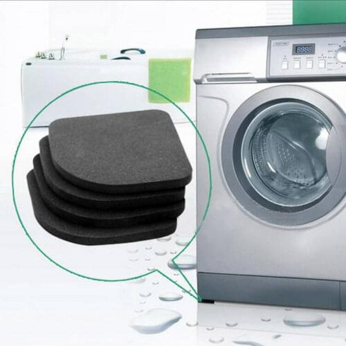 4-piece washing machine shock absorber anti-noise pad refrigerator anti-slip mat household shockproof foot pad