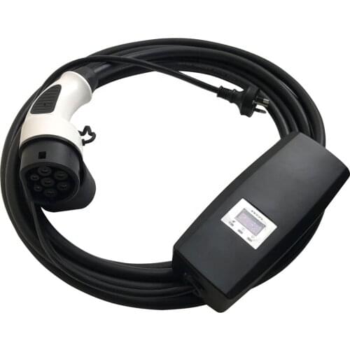 Australian Plug 6/10/16 Amp Adjustable 240 Volt IEC 62196 Level 2 EV Charger Type 2 EV Charger Cable