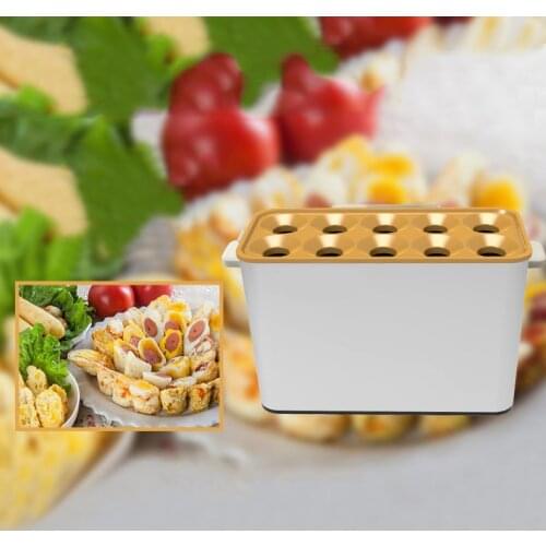 Automatic Electric Egg Sausage Machine Commercial Egg Frying Machine Snack Cooker Ten-holes Egg Roll Maker CY-10