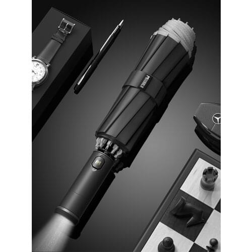 Car Umbrella Automatic Foldable and Contractible Car Umbrella Mens Large Oversized Reinforced Double Reverse Umbrella Women