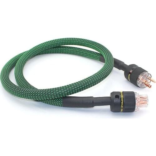 C-002 HIFI audio power cable CD power amp power cable preampr/power amplifier silver-plated national standard/American standard