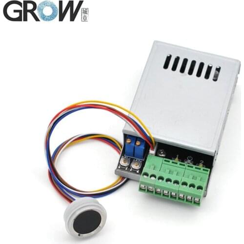 GROW K220+R502-F DC10-24V Two Relay Administrator/User K220 Fingerprint Control Board+R502-F Waterproof Small Fingerprint Module