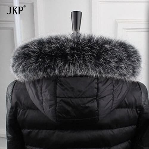 JKP Fox Fur Collar Real Fox Fur Scarf 100% Natural Animal Fur Shawl and Wraps New Fashion Hat Accessory High Quality