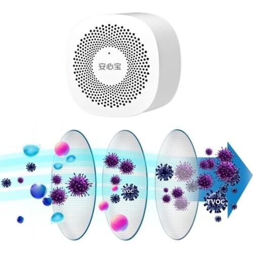 Air Quality Phone APP Monitor CO2 Formaldehyde TOVC Carbon Dioxide Temperature 23GB