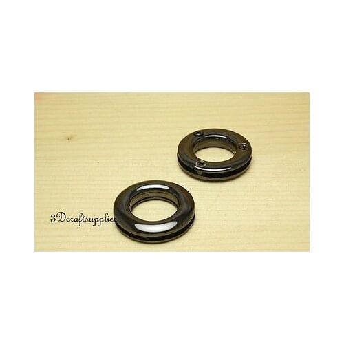 Eyelets metal with washer grommets gunmetal Alloying round 10 pieces 12 mm E34
