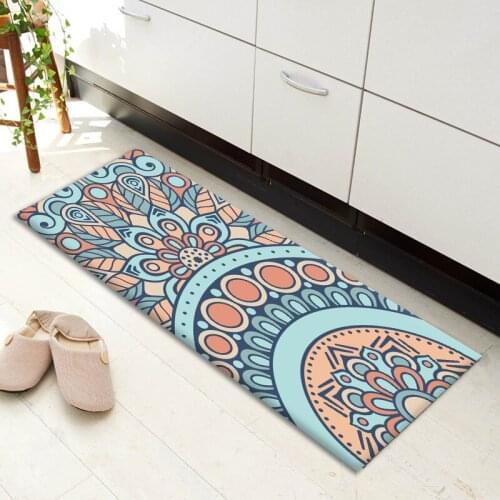 Zeegle Corridor Floor Mat Asorbent Bedroom Carpet Kitchen Long Floor Rug Bedroom Bedside Mats Non-slip Door Mat
