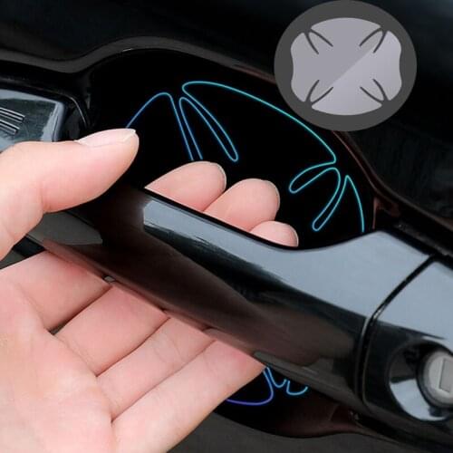 2021 NEW Car door handle sticker protective film for Lada kalina priora MG 3 5 6 7 Mg 3 ZR MG328 MG995 FOR SAAB 9-3 9-5 93 95
