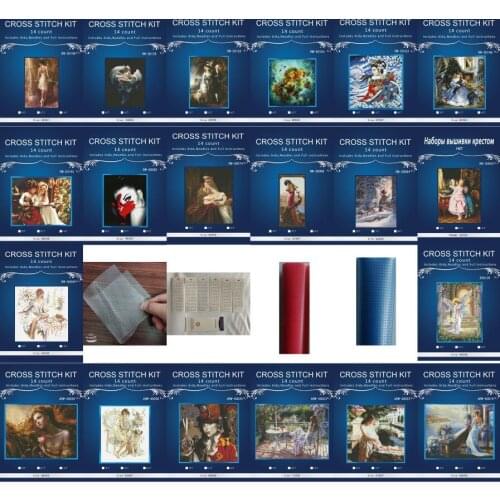 Oneroom Embroidery Counted Cross Stitch Kits Needlework - Crafts 14 ct DMC DIY Arts Handmade Decor - Girl style new 5