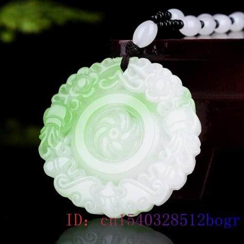 Green Jade Bat Pendant Fashion Jadeite Women Amulet Necklace Gifts Charm Chinese Natural Carved for Jewelry