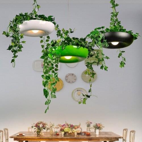 Nordic Babylon Plant Pendant Light AC90-260v E27 LED Living Room Garden Pendant Lamp for Dining Room Balcony Lighting