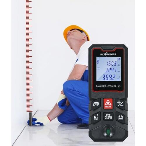 Laser Rangefinder Handheld Distance Meter Portable Multifunction Space Measuring Tool