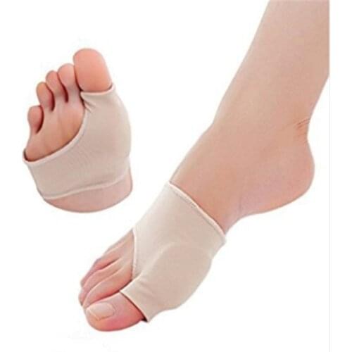 2 Pcs Bunion Corrector Gel Pad Stretch Nylon Hallux Valgus Protector Guard Toe Separator Orthopedic Supplies