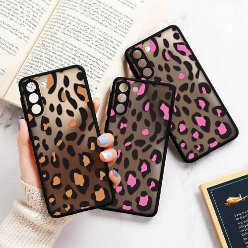 Luxury Leopard Print Case For OPPO Realme 8 Pro C21 C10 C15 12 C11 C25 A5S A74 A52 A72 A92 A83 A8 Funda Camera Protective Cover