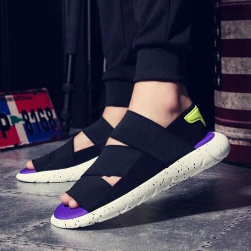 Sandals And Slippers Mens New SummerFlip-FlopBeach Shoes Student Casual Non-slip Sandals Mens Shoes