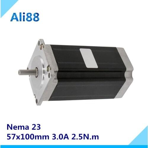 Nema 23 Stepper motor 100 mm body length 2.5 N.m torque 357Oz-in 57 stepping motor for CNC Router