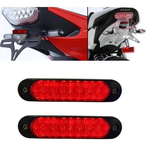 2PCS Motorcycle LED Rear Light 24LED Stop Light Motorcycle Brake Moto Tail Light Motorbike Backlight For Motorcycle