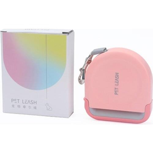 20pcs/lot Original pet traction rope retractable handle dog walking automatic retractable traction belt portable 5m dog chain