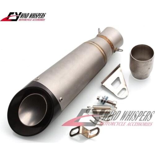51mm Motorcycle Stainless steel exhaust pipe For KTM Bmw Aprilia Ducati Honda Suzuki Kawasaki Yamaha Racing Street Universal