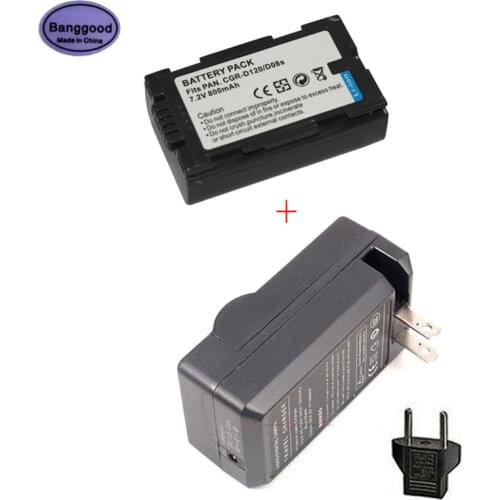 Banggood 7.2V 800mAh CGRD120 CGR-D120 CGR D08S Camera Battery For Panasonic CGR-D08 CGR-D08A CGR-D08R CGR-D110 CGR-D120A PV-DBP8
