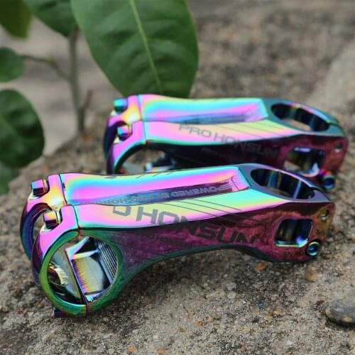 037A PROHONSUN Batang Sepeda Aluminium, Bagian Batang Setang Sepeda MTB AM 70MM/90MM 31.8*28.6MM XC Aluminium Aloi0037a Stem neg