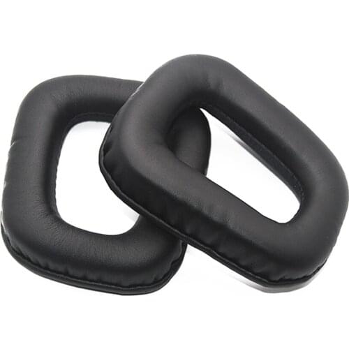Ear Cushion for Logitech G930 Headphones Black PU Leather Fit Perfectly Replacement Foam Earmuffs