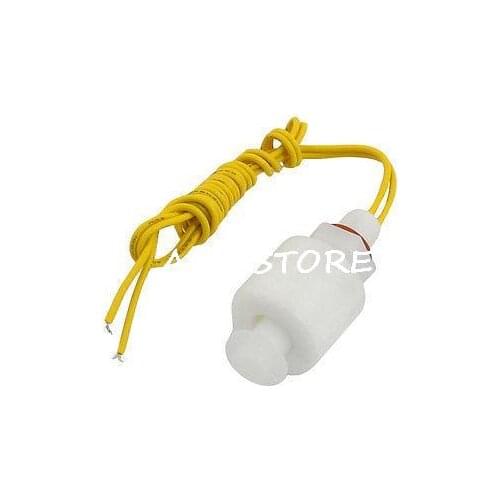 7.5mm Thread White Liquid Water Level Sensor Vertical Float Switch