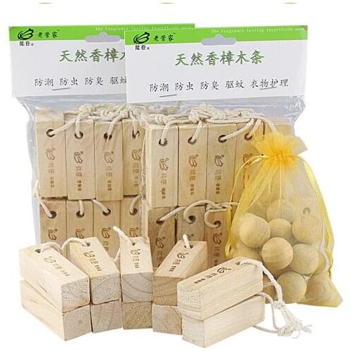 Free shipping Camphor ball camphor wood camphor black white mothballs moth ball 20pcs wood batten +20 pcs wood ball