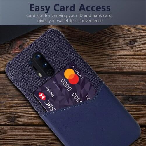 Business Phone Case On The For OnePlus 8 Pro 8T Funda Card Slots Leather Cover For One Plus 8t 8pro 1+8t 1+8 Pro Capa Shell