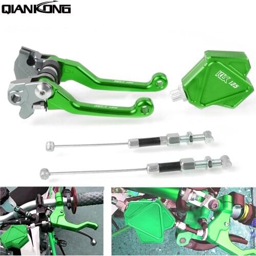 For Kawasaki KLX125 2006 2007 2008 KLX 125 Dirt bike Brakes Motorcycle Brake Clutch Levers Handle Easy Pull Clutch Lever System