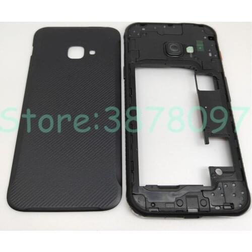 Original Full Housing For Samsung Galaxy Xcover4 Xcover 4 G390 Middle Frame Front Faceplate Bezel Housing+Battery Case Cover