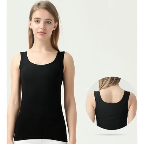 Women Summer Tank Tops U Neck Sleeveless Vest Camisole Solid Slim Breathable Bottoming T Shirt Casual Fitness Short Singlets