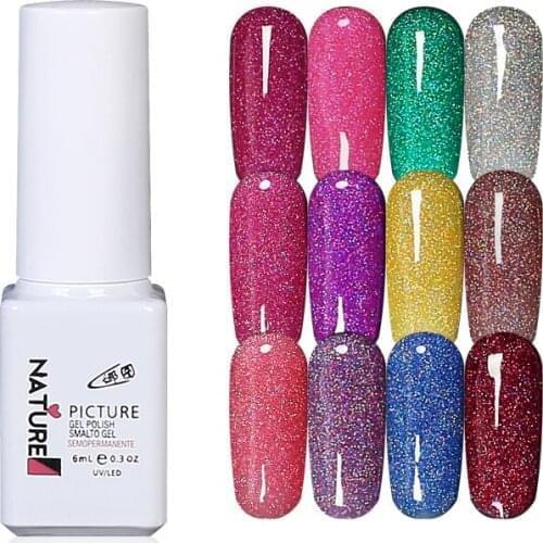 Nature picture Neon Gel Nail Polish