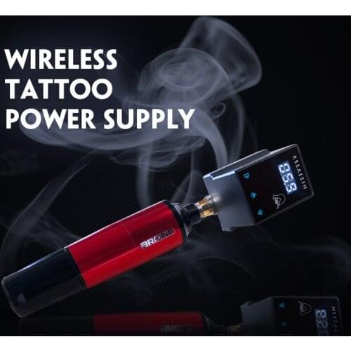 2020 New Arrival Rechargable Mini Wireless Tattoo Power RCA Connector For Permanent Makeup Tattoo Machine Pen Battery Supply