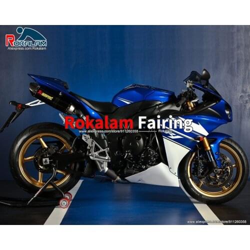 Motorcycle Fairing For Yamaha R1 2009 2010 2011 YZF1000 09 11 Blue Black Motorbike ABS Bodywork (Injection Molding)