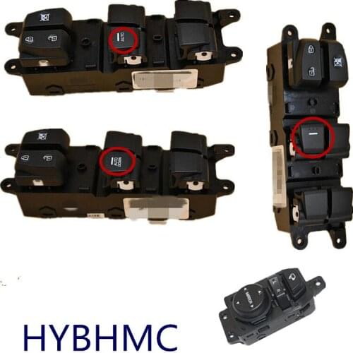 Left front door window lifter control switch for Hyundai Creta IX25 mirror fold control switch