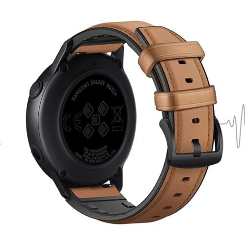 Watch Strap for Samsung Watch 4 40mm 44mm Bracelet for Samsung Galaxy Watch 4 Classic 42mm 46 Silicone+leather Watch4 Bands