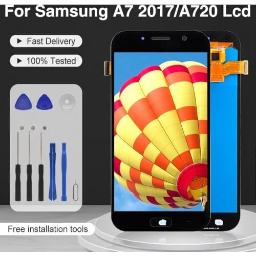 Promotion Dinamico A7 2017 Lcd Replacement For Samsung Galaxy A720 Display A720F SM-A720F Lcd Touch Screen Digitizer Assembly