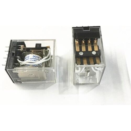 1pcs Relay WJ152-4C-P DC12V with MY4N-J 1224V relay 14 feet 3A