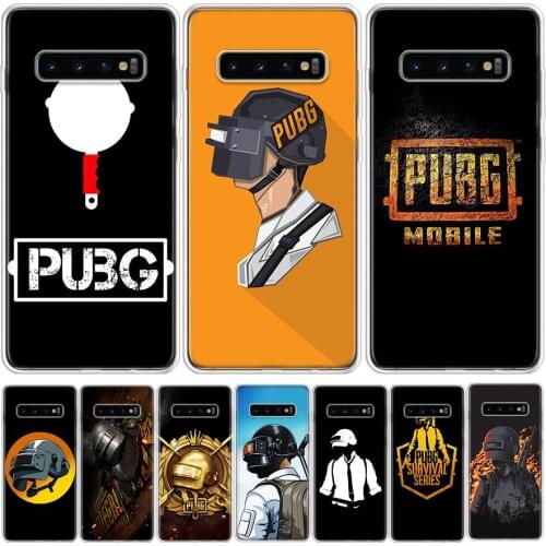 PUBG Black Escape Phone Case For Samsung Galaxy Note 8 9 10 20 S7 S8 S9 S10 S10E S20 S21 Ultra FE J6 Plus Lite Cover