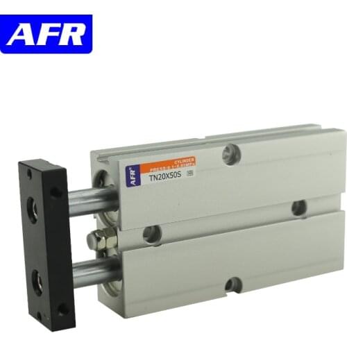 TDA10 TDA16 Twin-rod cylinder Bore 10 16mm stroke 10~150mm with magent Double Guide Rods Dual Action Pneumatic Air Cylinder